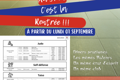La rentrée se rapproche au JKCB !!!